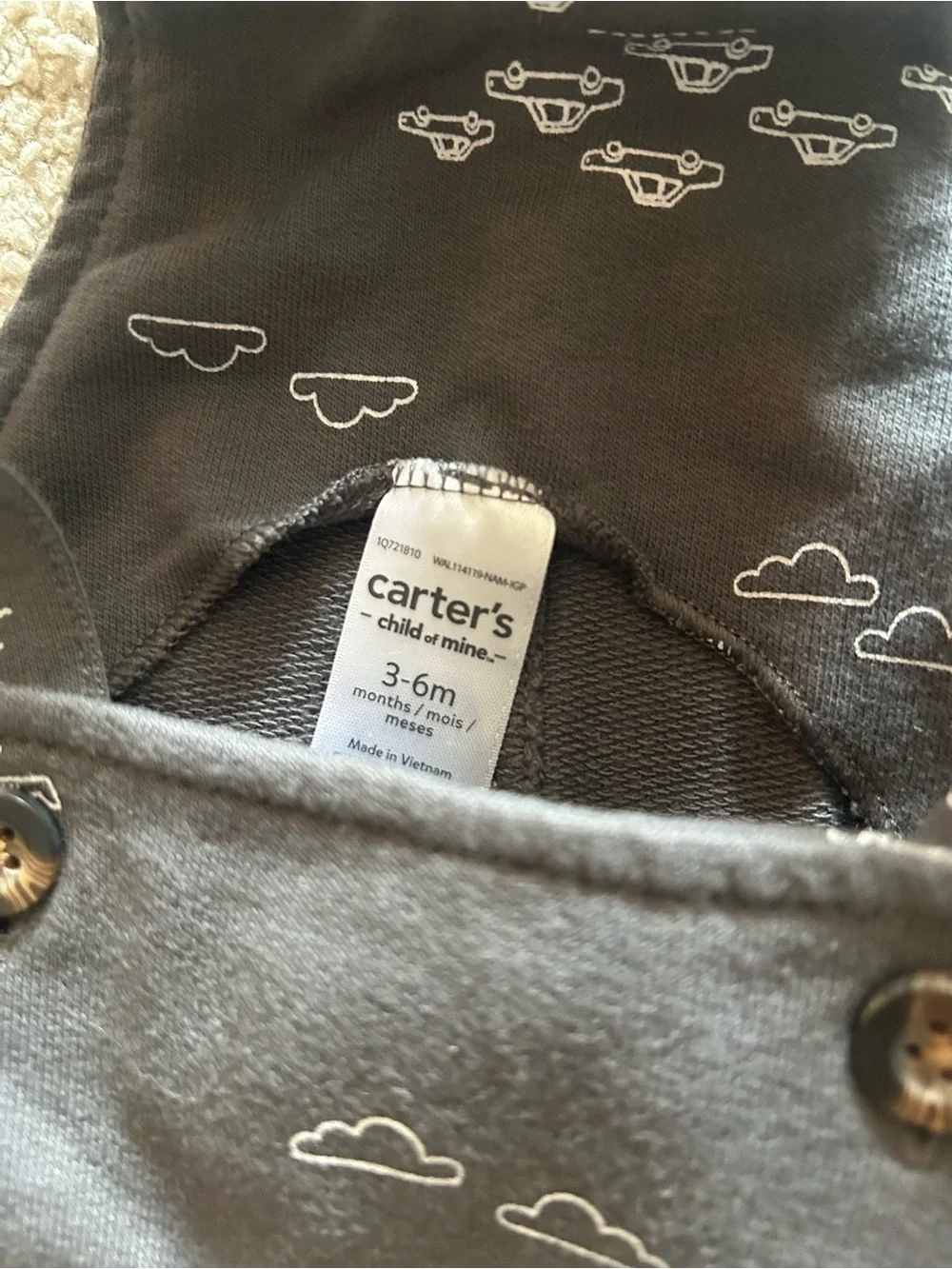 Carter's // Set of 2 Cotton Baby Overalls